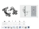 Петля GTV на фальшпанель ZP-KT90H2-BE - изображение 2