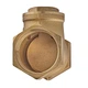 Клапан зворотний пелюстковий 1/2" латунь золотий Koer KR.174-15 - зображення 2