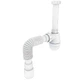 Сифон для раковины Zerix SU-03-В 1 1/4" пластиковый белый - изображение 1