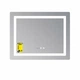 Зеркало Lidz Kubis KU2 800х600 с часами LED-подсветкой антизапотеванием стекло - изображение 3