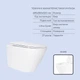 Подвесной унитаз Qtap Swan Ultra Quiet 485x360x320 см керамика белый комплект инсталляции - изображение 3