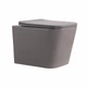 Унитаз подвесной Qtap Tern Ultra Quiet 520x345x325 мм дюропласт Stone grey Soft-close Quick Release - изображение 1