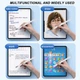 Универсальный стилус 3 в 1 для сенсорных экранов совместим с iPad, IOS, Android, Windows, 3 наконечника, пассивный, белый - изображение 4