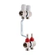 Коллектор латунный 1"x2 с расходомерами Thermo Alliance TAS235W2E для отопления 16 Бар - изображение 3