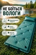 Самонадувний матрац односпальний туристичний каремат килимок з подушкою каримат водонепроникний матрас для кемпінгу карімат компактний швидке надування для туризму відпочинку ліжко з підголівником матраци - зображення 3