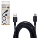 Кабель BOROFONE BX113BK, USB - Type-C 3А 3m Black швидка зарядка передача даних 67503 - изображение 2