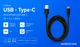 Кабель BOROFONE BX113BK, USB - Type-C 3А 3m Black швидка зарядка передача даних 67503 - изображение 3
