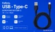 Кабель BOROFONE BX113BK USB - Type-C 3А 2 метра Black швидка зарядка передача даних - изображение 3