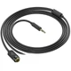Кабель аудио Hoco 3.5 мм Jack - 2 RCA 1.2 м Чёрный (UPA28) - изображение 1