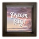 Копилка (копилка) "Dream big" коричневая 20*20 см гпхркп0024ка Гранд Презент гпхркп0024ка - изображение 1
