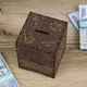 Копилка 100 дней Карта Украины + Тризуб (Герб) темная 12*10*10 см 32 Гранд Презент 32 - изображение 4