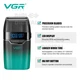 Электробритва VGR V-308 GREEN шейвер двойное лезвие 9000 RPM LED Display - изображение 5