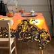 Скатертина Святкова Фольгована Хелловін Скелети 137x183см Halloween - зображення 5