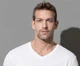 Чоловіча футболка Stedman v-neck з легкої органічної бавовни 2XL, білий - зображення 2