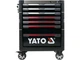 Шкаф-тележка YATO с инструментами 157 предметов 7 ящиков 977 x 725 x 480 мм YT-55308 - изображение 2