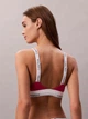 Бюстгальтер без кісточок бавовняний Calvin Klein Underwear 497672310 S Рожевий (1159968607) - зображення 2