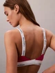 Бюстгальтер без кісточок бавовняний Calvin Klein Underwear 497672310 S Рожевий (1159968607) - зображення 7
