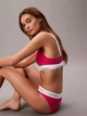 Бюстгальтер без кісточок бавовняний Calvin Klein Underwear 497672310 S Рожевий (1159968607) - зображення 8