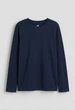 Дитячий лонгслів для хлопчика H&M 98-104 см Синій (0575B) - изображение 1