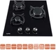 Варочная поверхность газовая Ventolux HG430 K7G CS (BK) - изображение 2