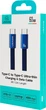 Кабель Usams U96 60W Type-C to Type-C Charging & Data Cable 1.2 м Blue (6958444997421) - изображение 2