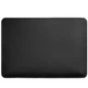 Кожаный чехол для MacBook 13 дюймов из натуральной кожи Crazy Horse защитный черный 58567 - изображение 2