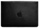 Кожаный чехол-конверт на магнитах для MacBook 15-16 дюйм, черный, из натуральной кожи Krast, ручная работа, 39,5×28 см 58641 - изображение 1