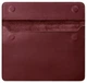 Шкіряний чохол-конверт для ноутбука MacBook 13 з натуральної шкіри Crazy Horse на магнітах захисний, бордовий 58599 - зображення 2