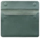 Кожаный чехол-конверт на магнитах для MacBook 15-16 дюйм, бирюзовый, натуральная кожа Краст, ручная работа, 39,5×28 см 58647 - изображение 2