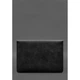 Чехол-конверт BlankNote для MacBook 13″ кожа + фетр черный Crazy Horse 52083 - изображение 3