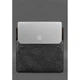 Чехол-конверт BlankNote для MacBook 13″ кожа + фетр темно-коричневый Crazy Horse 52088 - изображение 4