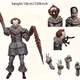 Коллекционная высокодетализированная фигурка клоуна Пеннивайз (Pennywise) из фильма "ОНО 2" Deluxe - изображение 3