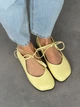 Балетки barefoot NikArt шкіряні жовті 11843 розмір 41 - изображение 2