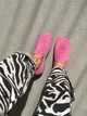 Жіночі лофери barefoot з перфорацією замшеві рожеві розмір 36 - зображення 2