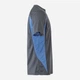 Футболка спортивная длинная мужская Velilla 105501_08/05 XL Grey/Sky Blue (8434455551213) - изображение 3