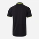 Поло длинное мужское Velilla 105505_00/20 M Black/Hi-Vis Yellow (8435011468785) - изображение 2