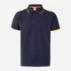 Поло длинное мужское Velilla 105505_61/19 2XL Navy Blue/Hi-Vis Orange (8435011469331) - изображение 1