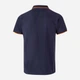 Поло длинное мужское Velilla 105505_61/19 2XL Navy Blue/Hi-Vis Orange (8435011469331) - изображение 2