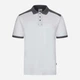 Поло довге чоловіче Velilla 105519S_07/08 L White/Grey (8445659083134) - зображення 1