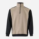 Толстовка на флисе, на молнии мужская Velilla 105703_46/00 L Sand Beige/Black (8434455521995) - изображение 1