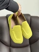 Жіночі лофери barefoot з перфорацією замшеві жовті розмір 36 - зображення 10