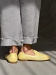 Жіночі лофери barefoot з перфорацією шкіряні жовті розмір 37 - изображение 6