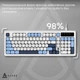 Клавіатура Ajazz AF98 Black USB-C Glacier Blue (AF98-GB) ( 12146 ) - зображення 18