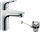 Смеситель для раковины HANSGROHE Focus 31607000 с донным клапаном - изображение 1