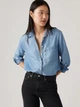 Сорочка джинсова жіноча Levi's 143184980 S Синя (1160268352) - зображення 3