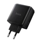 Мережевий зарядний пристрій HOCO C160A Upgrade PD65W(2C1A) charger Black - изображение 4