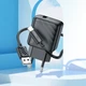 Мережевий зарядний пристрій з кабелем HOCO CS21A Rich single port QC3.0 charger set (Type-C)(EU) Black - зображення 8