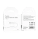 Аудіокабель HOCO LS35 Type-C to 3.5mm female, ABS, 0.08m, White - изображение 6