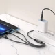 Кабель HOCO X76 3-in-1 Super charging cable (iP+Type-C+Micro) Black - изображение 5