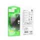 Мережевий зарядний пристрій з кабелем HOCO C141A Smart dual-port charger set(Type-C) Black - изображение 2